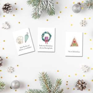 Adventskalender Kinder zum Ausdrucken, Karten zum selber machen und basteln, Adventskalender mit Unterne Bild 5