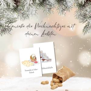 Adventskalender Kinder zum Ausdrucken, Karten zum selber machen und basteln, Adventskalender mit Unterne Bild 7