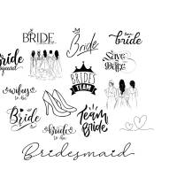 Braut Bride Bundle PNG SVG Datei - Download Plotterdatei - svg png Datei - Geschenkidee Gift idea - Hochzeit Wedding Bild 1