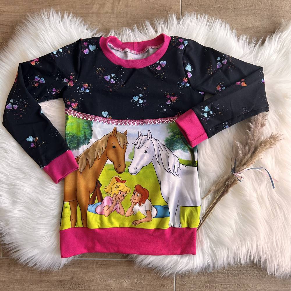 Pullover Gr 122 Bibi Tina schwarz