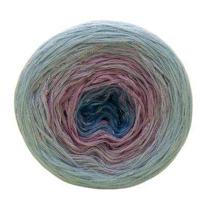 handgewickelter Bobbel mit Glitzerfaden - Nr. 221