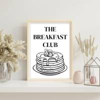 The Breakfast Club Poster - Wall Art Küche Esszimmer Wandkunst - Digital Poster Druck Download Bild 2