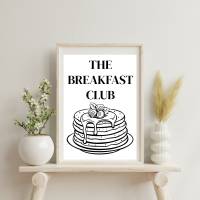 The Breakfast Club Poster - Wall Art Küche Esszimmer Wandkunst - Digital Poster Druck Download Bild 3