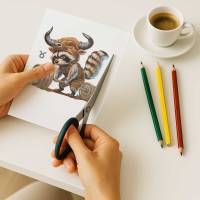 Clipart, Sternzeichen Stier, sofortiger Download Bild 2