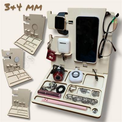 *3&4 mm Tisch Lade Organizer* Laserdatei