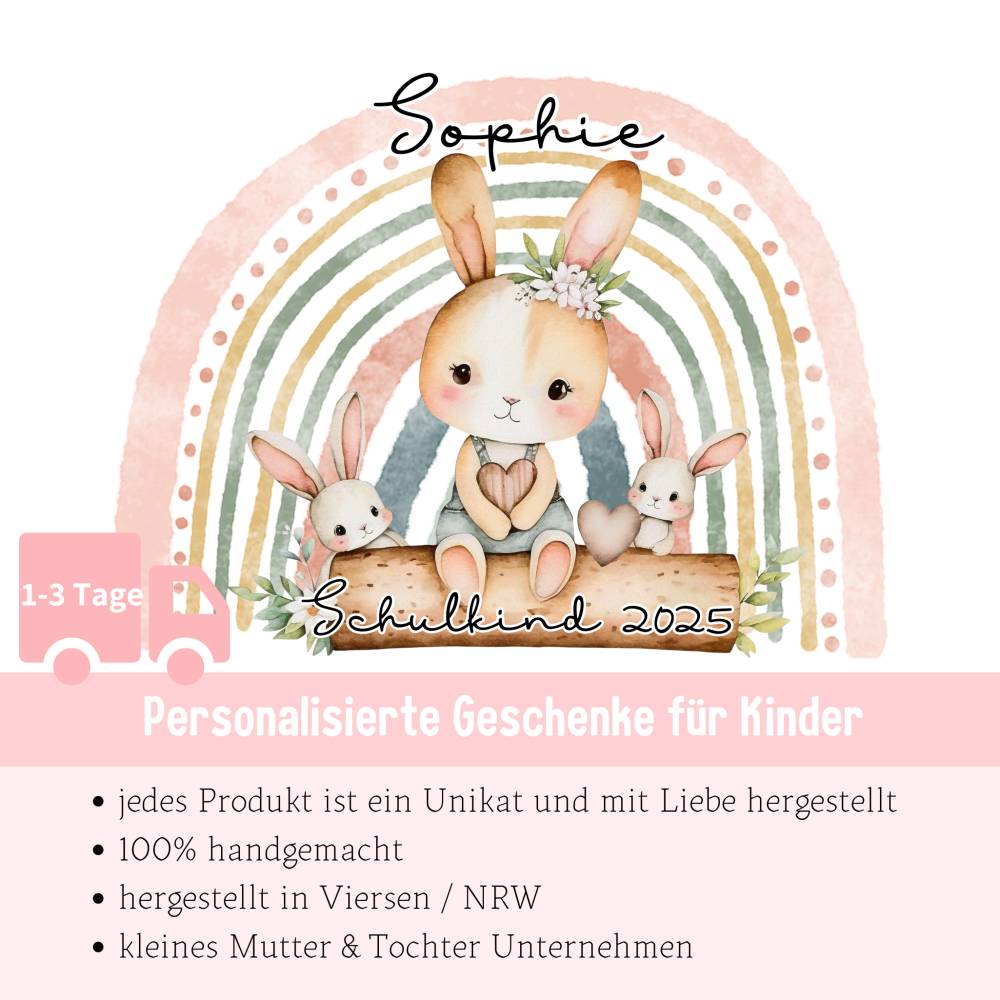 Personalisiertes Pokal Einschulung 2025 - Gravur Mit Namen Für Schulanfänger