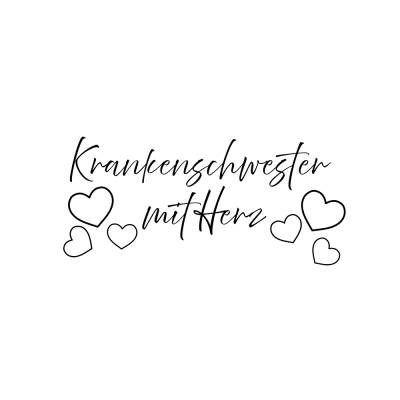 Krankenschwester mit Herz PNG SVG Datei - Download Plotterdatei - svg png Datei - Geschenkidee Gift idea - Pflege liebe 