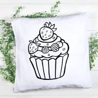 Cupcake Bundle PNG SVG Datei - Download Datei Plotterdatei - svg png Datei - Geschenkidee - Kuchen Backen Bake Liebe Bild 3