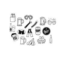 Bier Alkohol Trinken Party Bundle  - SVG Download Datei - Plotterdatei - Basteln - DIY - Cricut - Bild 1