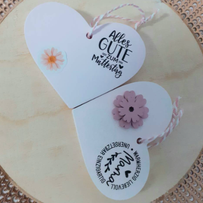 Muttertag | Herz | Anhänger | Dekoration | Deko | Geschenk