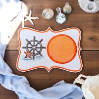 Maritimes MugRug Stickdatei Set ITH ab 13x18 cm – Untersetzer mit Anker, Leuchtturm & Robbe Bild 5