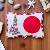 Maritimes MugRug Stickdatei Set ITH ab 13x18 cm – Untersetzer mit Anker, Leuchtturm & Robbe Bild 7