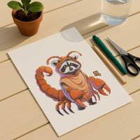 Clipart, Sternzeichen Skorpion, sofortiger Download Bild 1