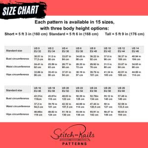 Loose Fit Top Pattern | Wide Neck Top Pattern | Full fitted Sleeves | Long Top Pattern | Basic Top Pattern | Women Top P Bild 7