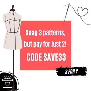 Loose Fit Top Pattern | Wide Neck Top Pattern | Full fitted Sleeves | Long Top Pattern | Basic Top Pattern | Women Top P Bild 9