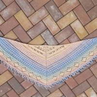 Häkelanleitung flaches Dreieckstuch 