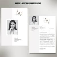 Vorlage bewerbung Lebenslauf, Bewerbungsvorlagen Deutsch - MS Word, Canva, Professionelle Bewerbung CV Bild 5