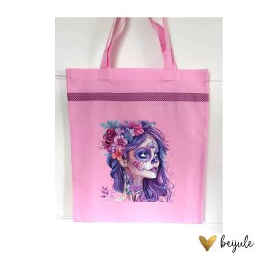 Taschenbeutel mit Frauenkopf