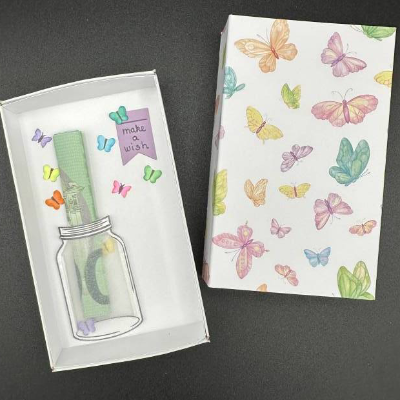 Besondere Geschenkbox Schmetterlinge – Originelle Verpackung für Geldgeschenk