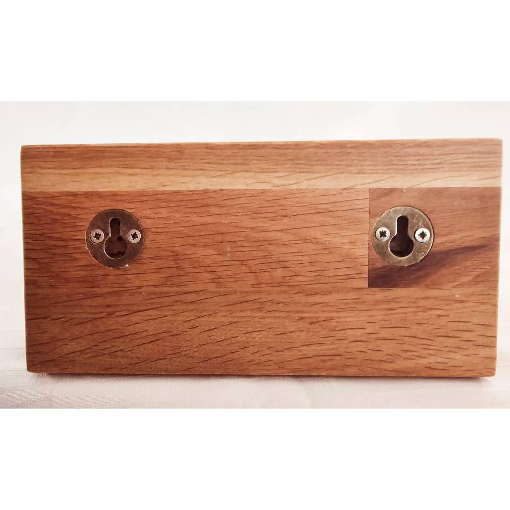 Iulrtba Schlüsselbrett Mit Schublade - 6 Haken & Ablagefläche In Weiß | Praktische Schlüsselablage Für Flur & Eingang