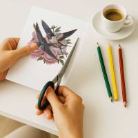 Clipart, Schwalben und Blumen, sofortiger Download Bild 2
