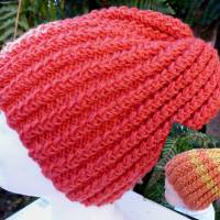 Strickanleitung Mütze Dezember 2021 - Kopfumfang 33 - 55 cm Bild 1