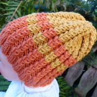 Strickanleitung Mütze Dezember 2021 - Kopfumfang 33 - 55 cm Bild 2