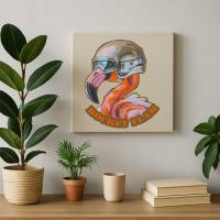 Clipart, Rocket Flamingo, sofortiger Download Bild 3