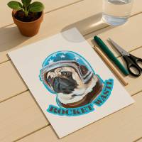 Clipart, Rocket Wastl, sofortiger Download Bild 1