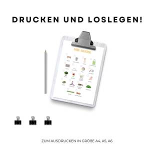 Park Schatzsuche für Unterwegs, Natur Schnitzeljagd zum Ausdrucken, Spielidee für Kindergeburtstage Bild 6