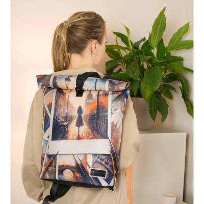 Urbaner Rolltop Rucksack 