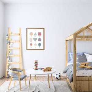 Poster SET für Kinderzimmer als Download, ABC-, Zahlen-, Wetter-, Gefühle-,Farben-,Monate-, Wochentage Lernposter Bild 7