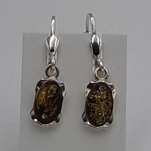 Edler Bernstein Ohrhänger 925 Silber echter Bernstein aus Litauen Top Edel