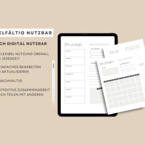 To-do-Liste, Wochen- & Tagesplaner in DIN-A3,-A4,-A5 für Familien als  PDF-Druck oder Digital nutzbar Bild 2