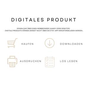 To-do-Liste, Wochen- & Tagesplaner in DIN-A3,-A4,-A5 für Familien als  PDF-Druck oder Digital nutzbar Bild 8