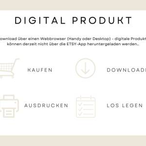 50 Dashboards/Deckblätter inkl. passendem Budget-Tracker für A6 Binder, Umschlagemethode als PDF download Bild 8