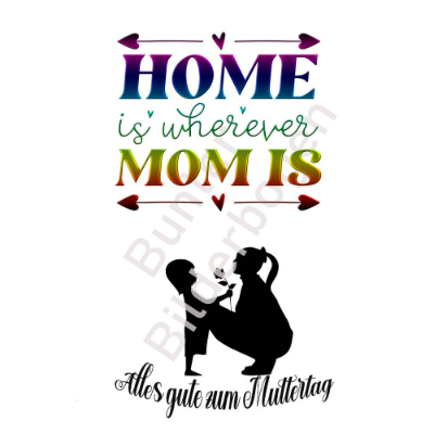 Wunderschön designte Karte zum Muttertag- 3 Varianten Din A5 – Sofortiger Download PNG