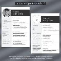 Ausbildung Lebenslauf Template, Tabellarischer Lebenslauf Schüler, Bewerbung Schülerpraktikum - Word, Canva Bild 3