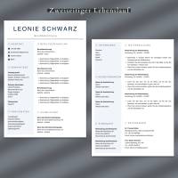 tabellarischer Lebenslauf ohne foto Vorlage Word, Lebenslauf Canva einfach, Bewerbung Ohne bild Bild 3