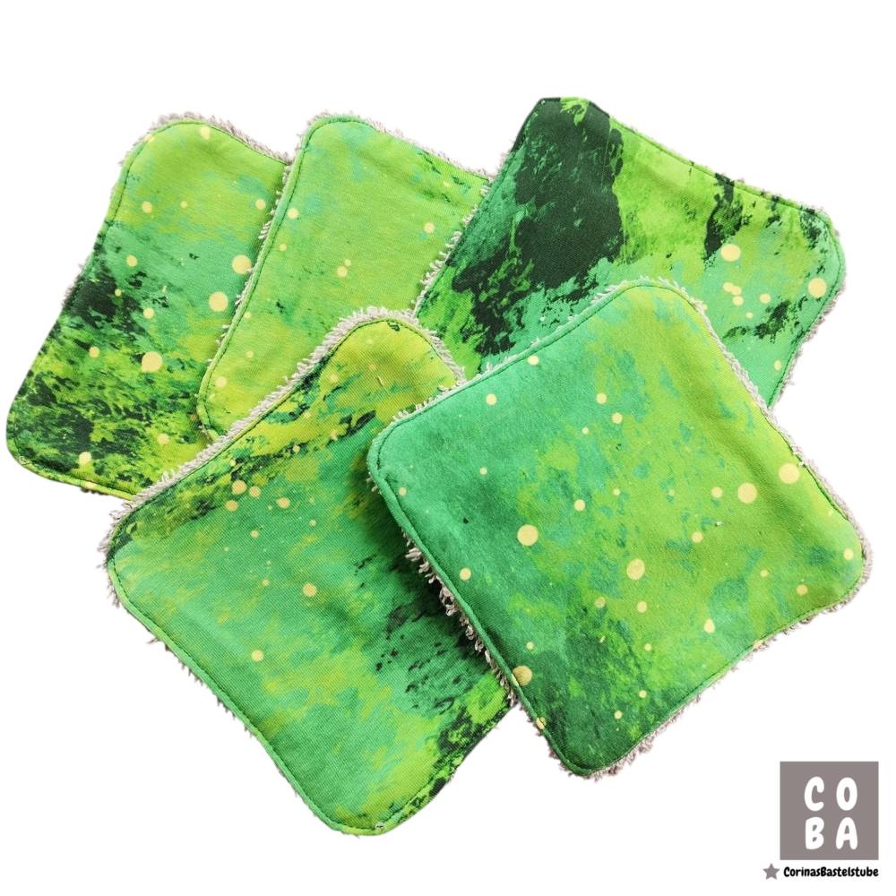 Nachhaltig schön – Wiederverwendbare, handgenähte XXL-Waschtücher