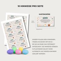 Osterschnitzeljagd Indoor – Ostereiersuche in der Wohnung für Kinder ab 5 zum ausdrucken Bild 4