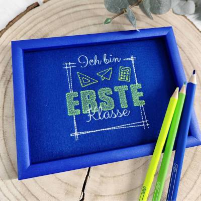 Stickdatei Set – Schule Set 02 inkl. ITH ab 10x10 cm – 22 Motive für Einschulung & Geschenke