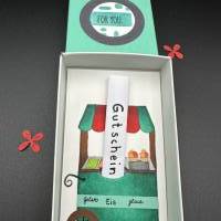 Gutschein oder Einladung Eis Bild 2