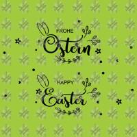 Plotterdatei Osterkörbchen in drei Größen + Schriftzug | SVG, DXF, PDF Bild 2