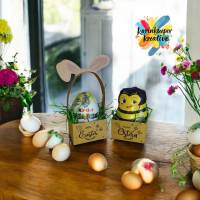 Plotterdatei Osterkörbchen in drei Größen + Schriftzug | SVG, DXF, PDF Bild 3