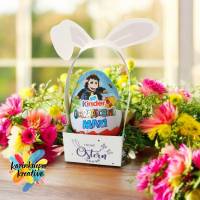 Plotterdatei Osterkörbchen in drei Größen + Schriftzug | SVG, DXF, PDF Bild 4