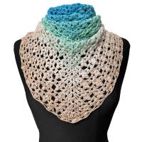 Häkelanleitung Dreieckstuch Karibikperle – Sommerliches Tuch im Endlosmuster häkeln Bild 6