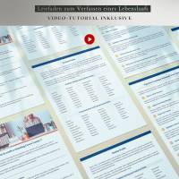 Bewerbung Word Vorlage, Bewerbung Lebenslauf Canva, Tabellarischer Lebenslauf Bild 10