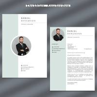 Bewerbung Word Vorlage, Bewerbung Lebenslauf Canva, Tabellarischer Lebenslauf Bild 5