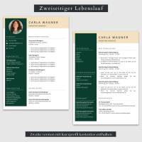 Professioneller lebenslauf, Moderne Deutsch CV - Word, Google Docs, Pages, Canva Bild 3